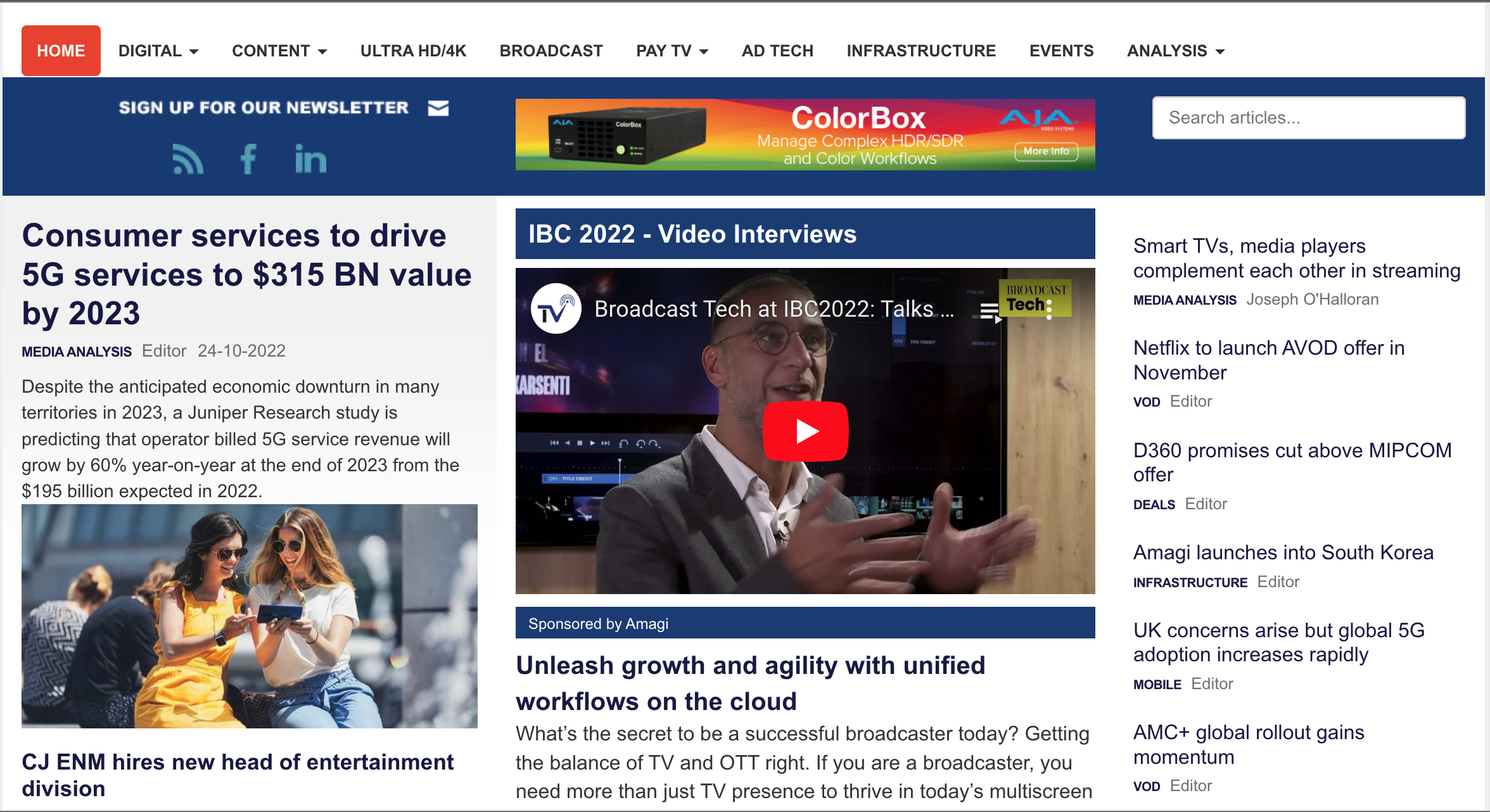 Rapid TV News reference